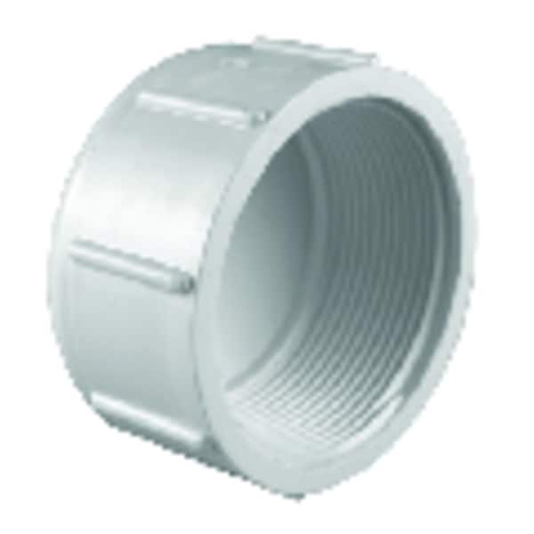 Charlotte Pipe And Foundry Charlotte Pipe Schedule 40 3/4 in. FPT X 3/4 in. D FPT PVC Cap 1 pk PVC 02117 1000 - main